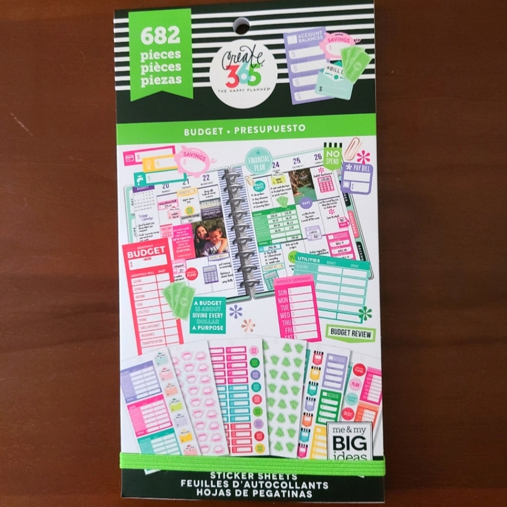🌻🆕️ happy planner • budget sticker book